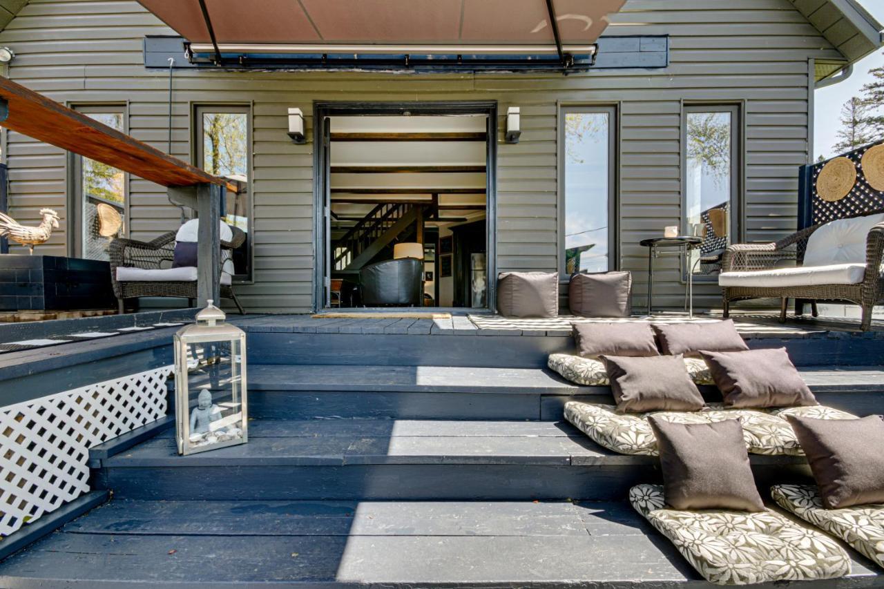 Le Petit Manoir Spa Et Vue Sur Riviere St Maurice Grandes Piles Exterior photo