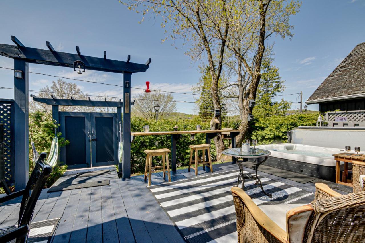 Le Petit Manoir Spa Et Vue Sur Riviere St Maurice Grandes Piles Exterior photo